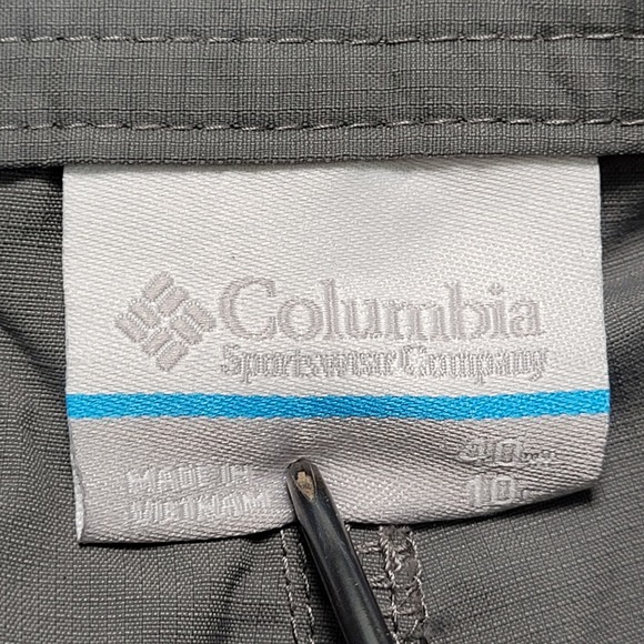 Columbia PFG Men's Gray Omni Shade Fishing Cargo Shorts Size Medium - Picture 2 of 8